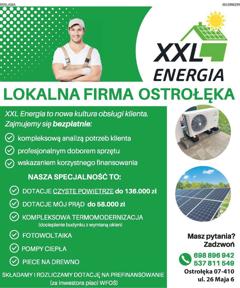 XXL Energia - lokalna firma z Ostrołęki         