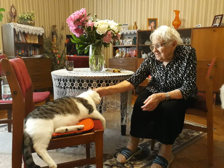 Poza Rodziną Katyńską i swoją najbliższą rodziną ludzką, Barbara Kuta osierociła również kota