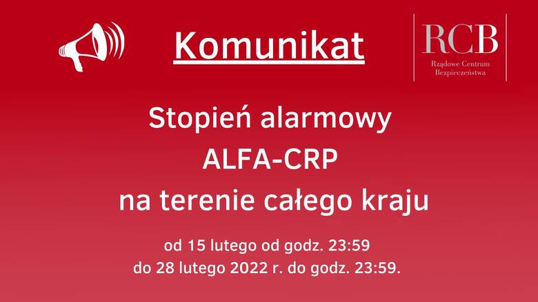 W celu przeciwdziałania zagrożeniom w cyberprzestrzeni, premier Mateusz Morawiecki podpisał zarządzenie wprowadzające pierwszy stopień alarmowy CRP (ALFA-CRP)