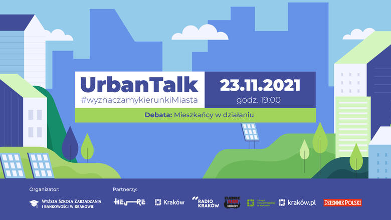 Kraków. Kolejna debata Urban Talk o naszym mieście już 23 listopada. Spotkanie będzie transmitowane online