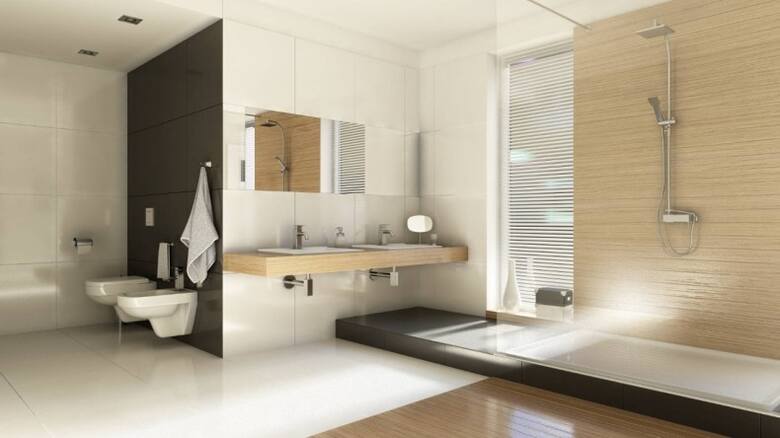 Łazienka w stylu skandynawskim to połączenie prostoty form i naturalnych materiałów.
