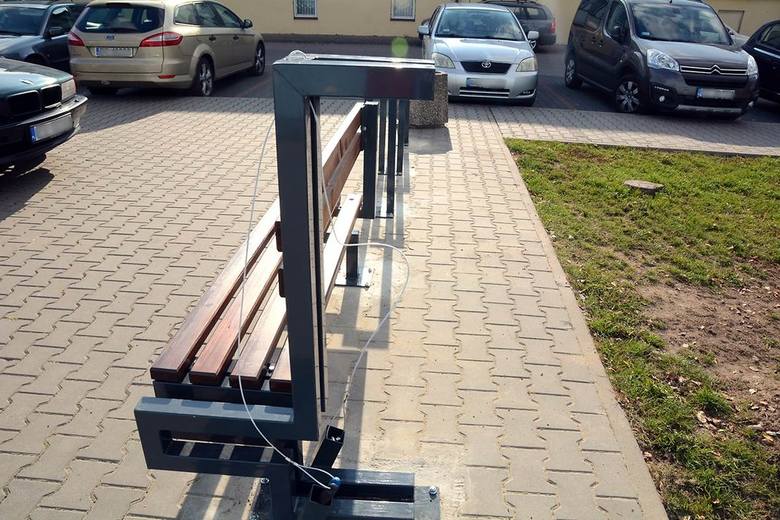 W Skierniewicach powstały cztery Pit Stopy dla rowerzystów