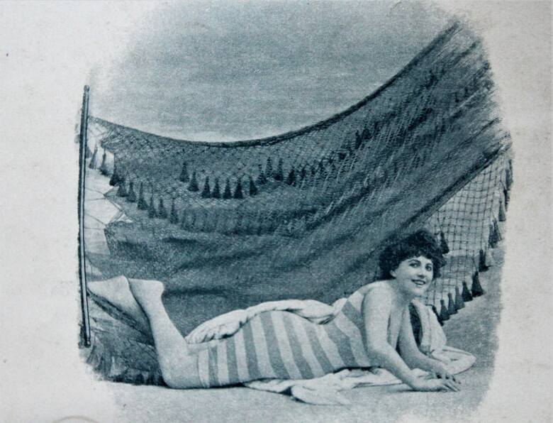 Strój plażowy z końca XIX wieku 