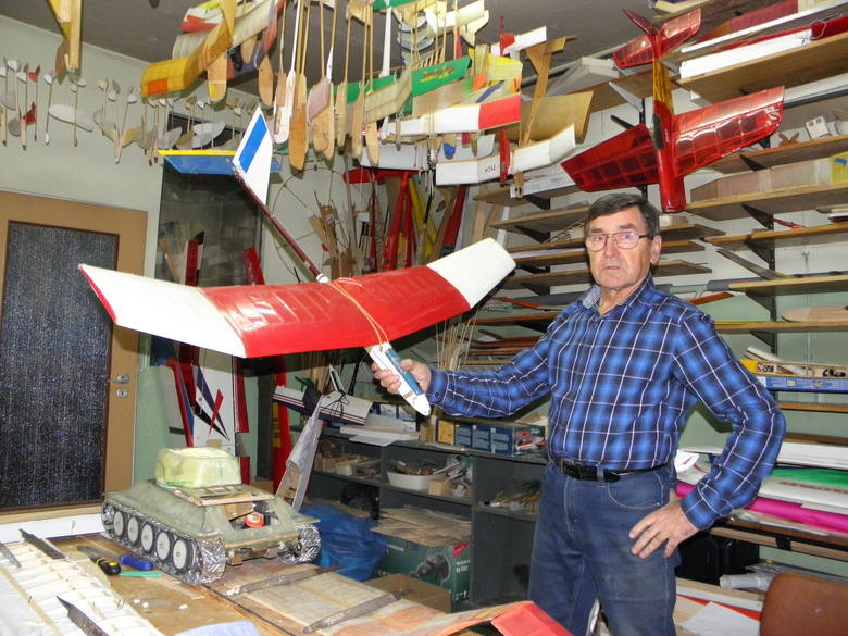 Jan Pietrzykowski z Żor buduje maszyny latające [ZDJĘCIA i WIDEO]