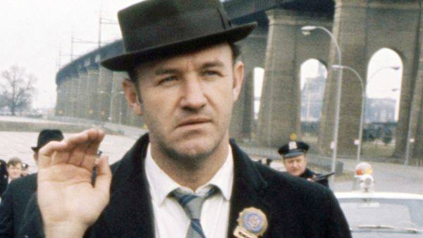 Gene Hackman w kapeluszu typu pork pie. Kadr z filmu "Francuski łącznik"
