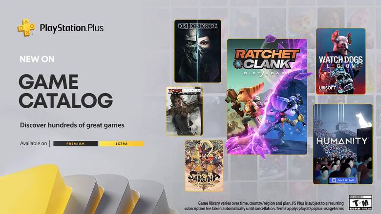 22 nowe gry w PS Plus Extra i Premium na maj 2023 już dostępne. W ofercie trylogia Tomb Raider, dwie części Dishonored czy Ratchet & Clank