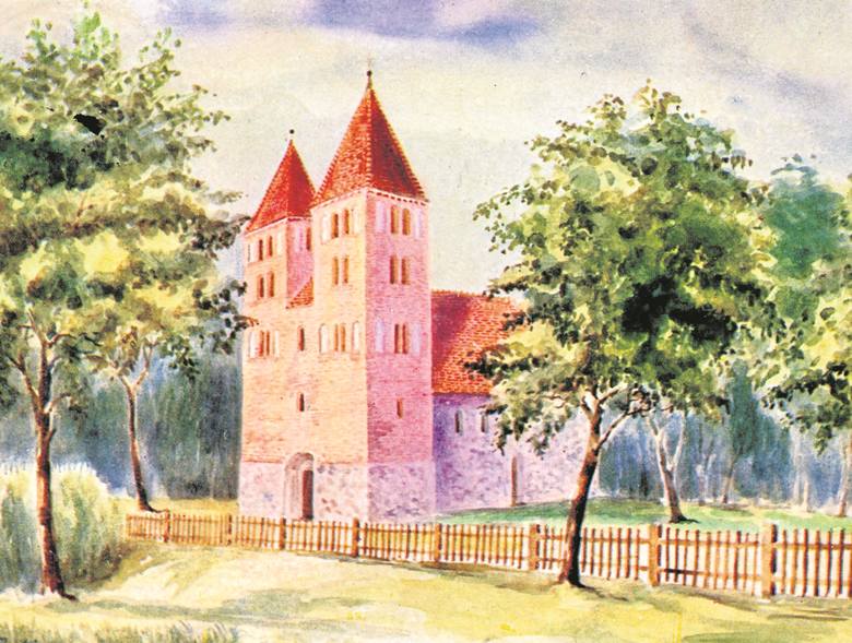 Andrzej Dzikiewicz chętnie uwieczniał też budowle, tutaj widokówka z kościołem Imienia NMP (lata 30. XX w.)