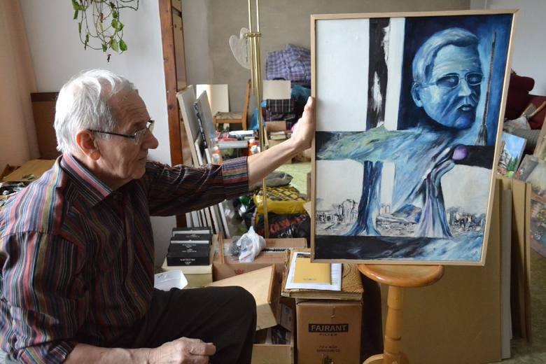 Zygmunt Łaciok od ponad 60 lat maluje i rzeźbi