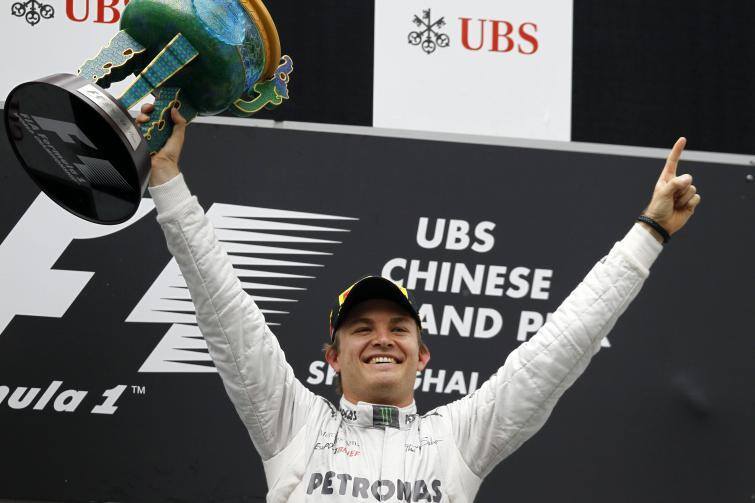 Formuła 1: Grand Prix Chin wygrywa Nico Rosberg z Mercedesa
