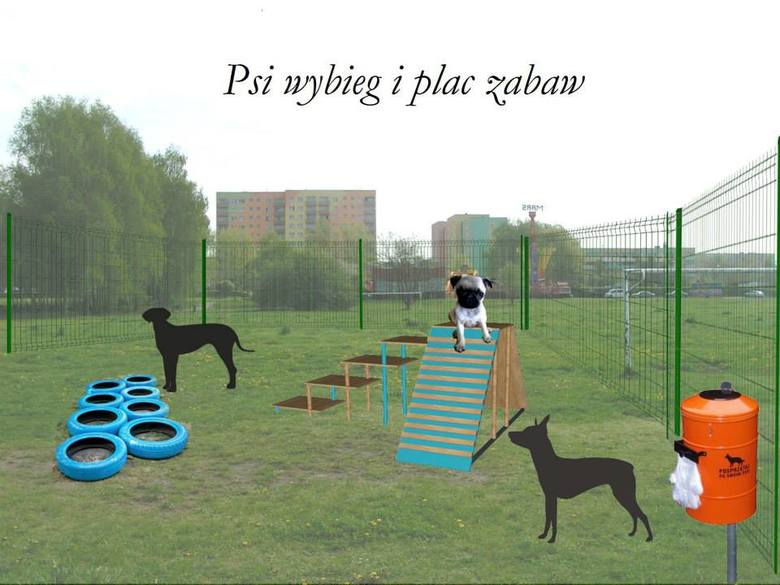 Już kilkanaście miesięcy temu mieszkańcy mieli okazję "zaprojektować" park na osiedlu Podłęże. Jak widać, wśród wielu elementów znalazł się wybieg dla psów...