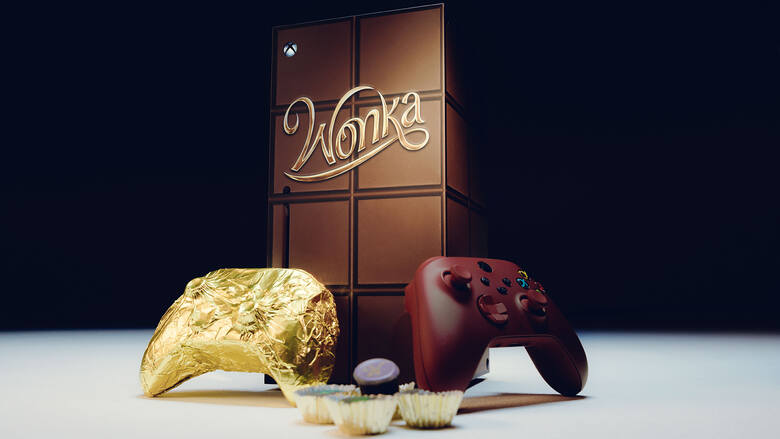 Zestaw Xbox Series X z filmu Wonka