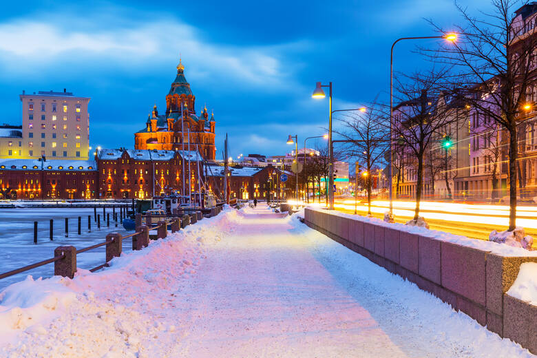 Helsinki w zimowej odsłonie