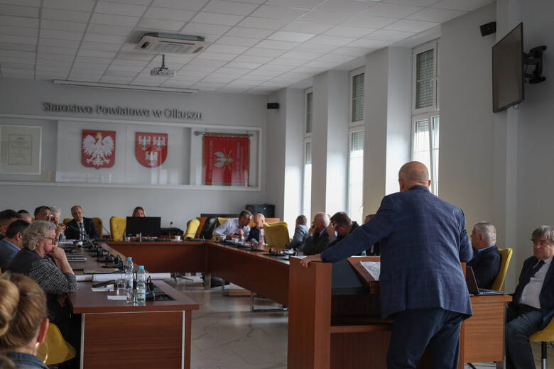Posiedzenie komisji Ochrony Środowiska Rady Powiatu w Olkuszu