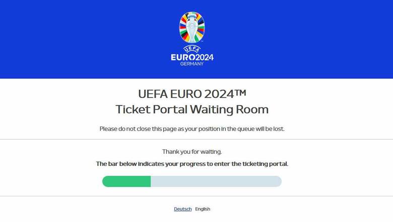 Zakup biletów na Euro 2024.