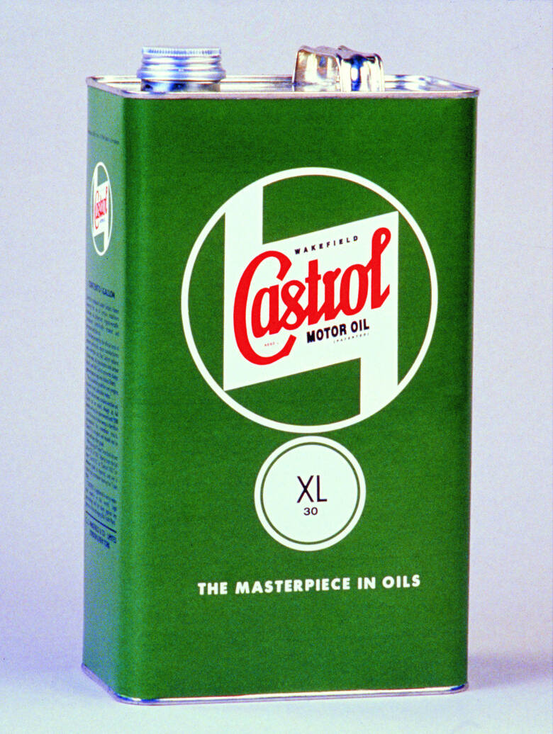 Olej Castrol XL - puszka z 1949 r., Fot: Castrol