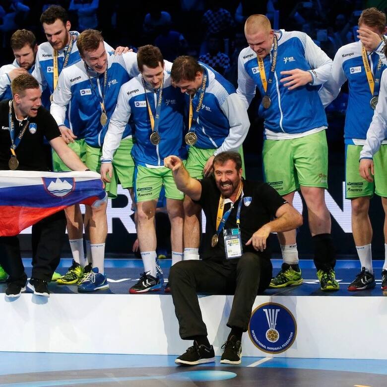 Trener Veselin Vujović fetuje z reprezentacją Słowenii brązowy medal mistrzostw świata 2017