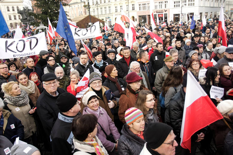 Protest KOD w Bydgoszczy