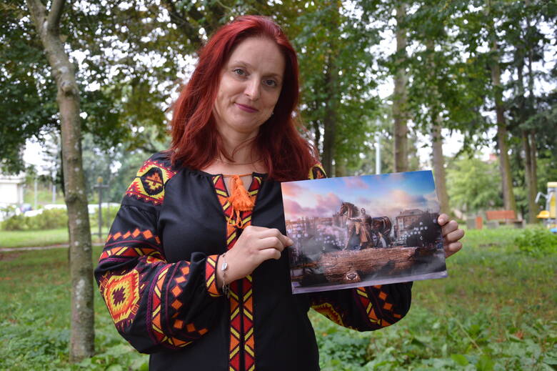 Olena Liedovska do Polski przyjechała z Krzywego Rogu - miasta, w którym mieszka prezydent Ukrainy <br /> 