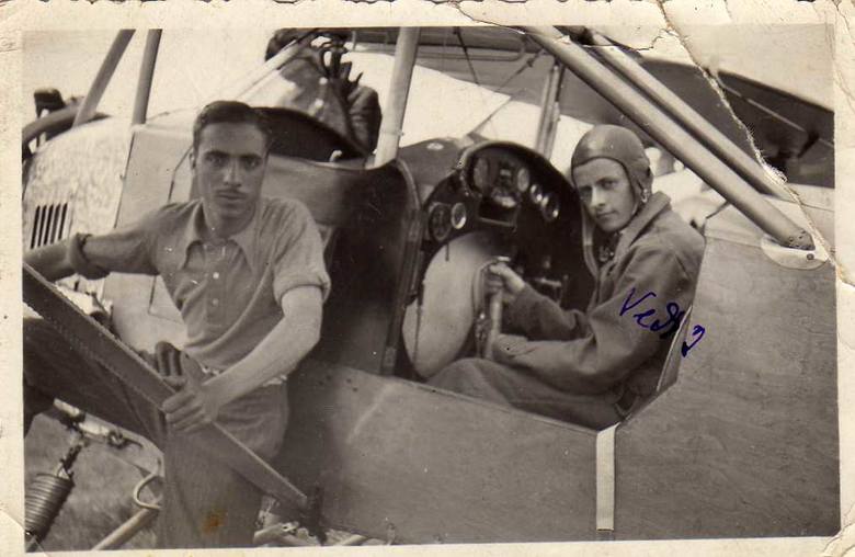 Ezio Micheli (po prawej) w 1939 r.