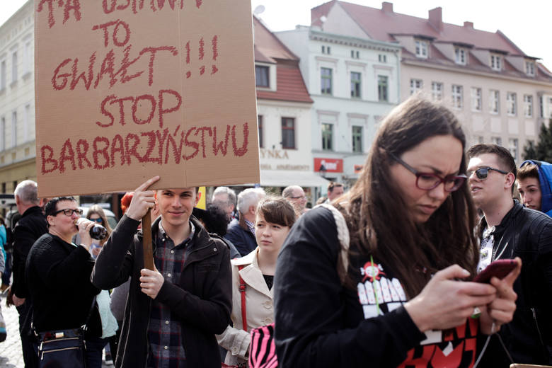 Manifestacje w Bydgoszczy.