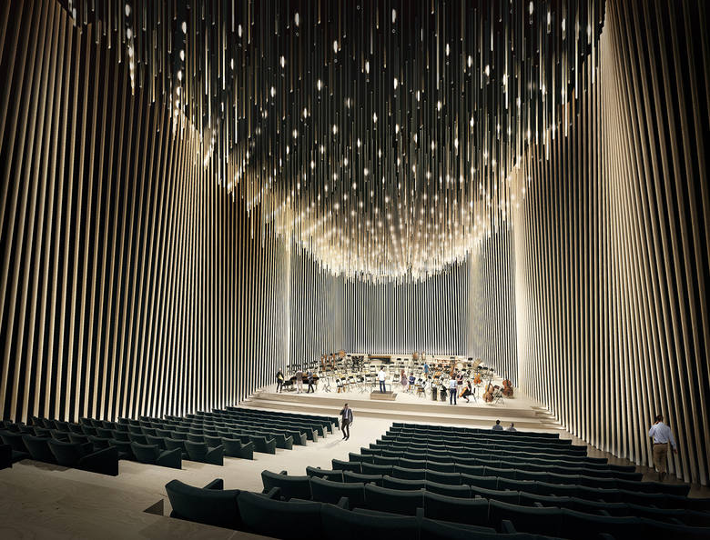 Sala koncertowa jest zaprojektowana z rozmachem. Ma mieć także doskonałe walory akustyczne.