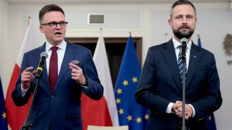 Marszałek Sejmu Szymon Hołownia i wicepremier Władysław Kosiniak-Kamysz wezmą udział w konwencji programowej Trzeciej Drogi.