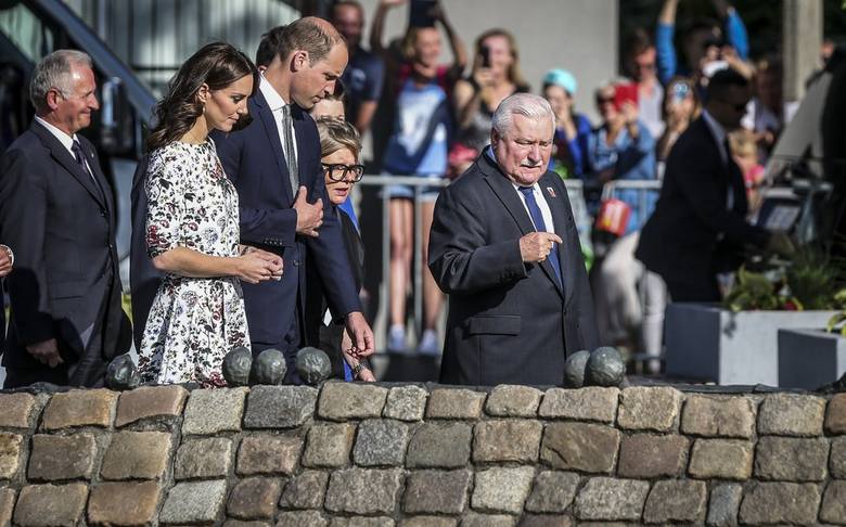 Spotkanie Kate i Williama z Lechem Wałęsą, 18.07.2017