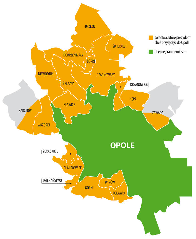 Prezydent Wiśniewski chce powiększyć Opole