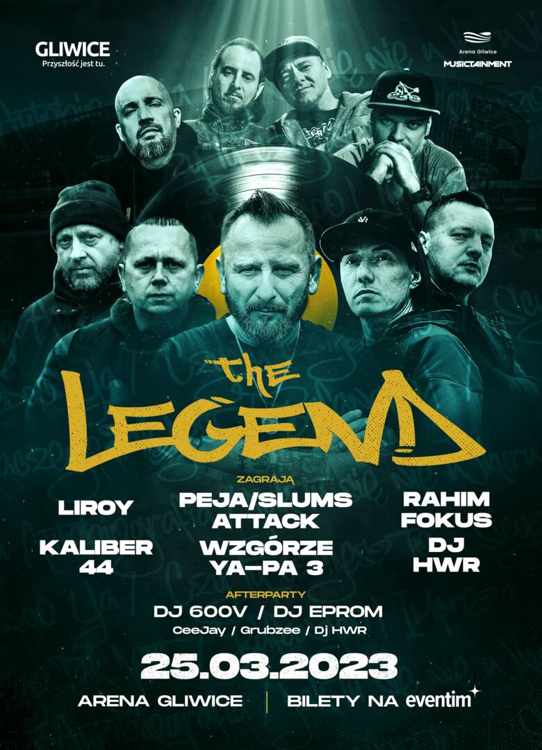 Legendy hip-hopu zagrają 25 marca w Arenie Gliwice