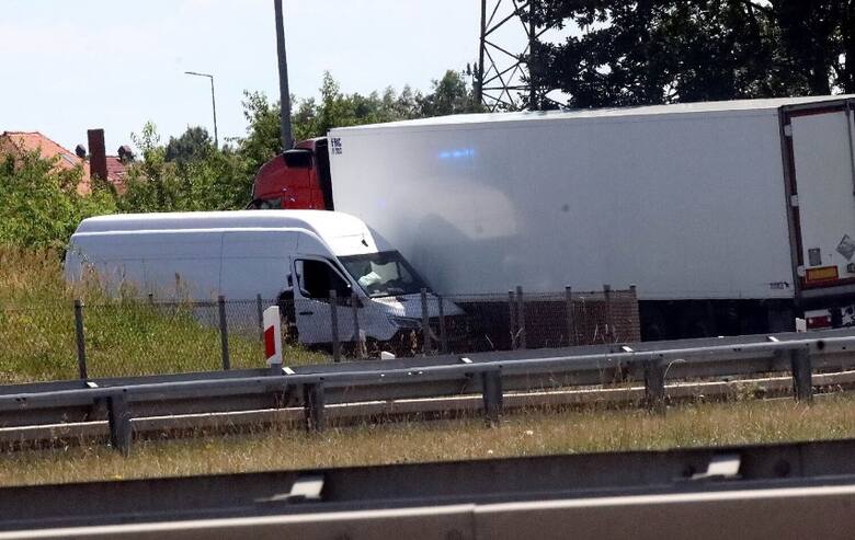 Wypadek na autostradzie A4 pod Legnicą 23.06.2022