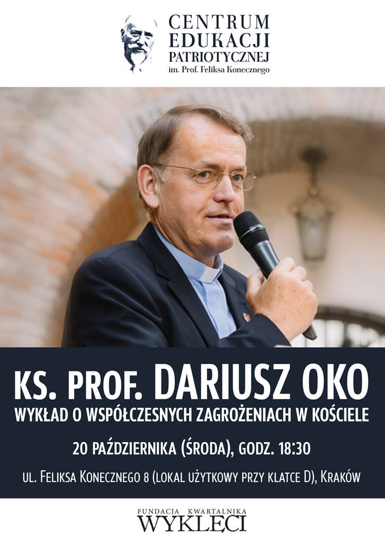 Spotkanie z ks. prof. Oko w Krakowie                                    