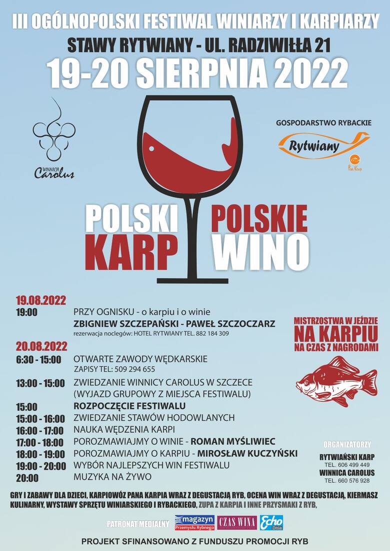 III Ogólnopolski Festiwal Winiarzy i Karpiarzy 