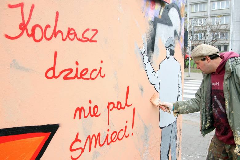 Tak prezentuje się ekologiczne graffitti w Warszawie