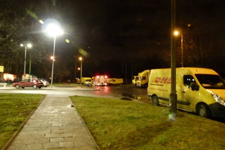 W firmie kurierskiej DHL w Łodzi wybuchła przesyłka! Ucierpiały m.in. policyjne paczki