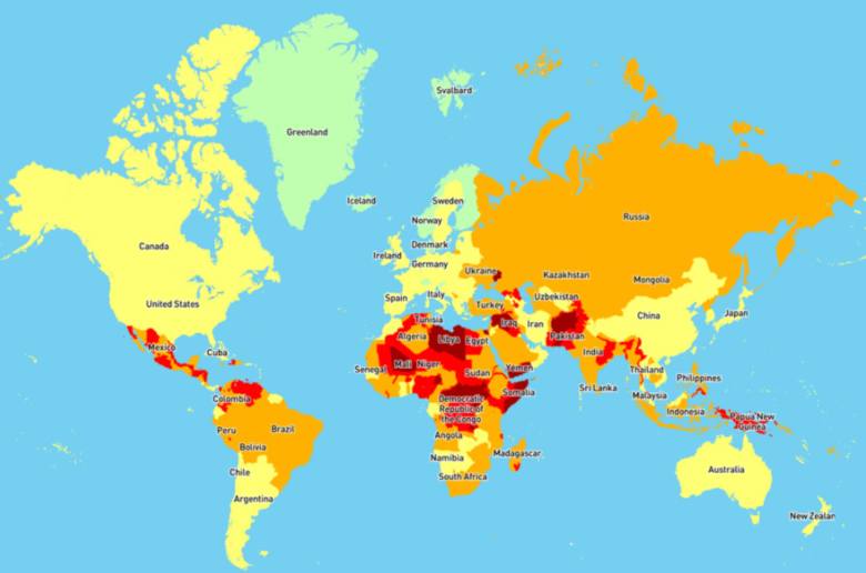 Najbardziej niebezpieczne i bezpieczne kraje do podróżowania. Których krajów należy unikać jak ognia?