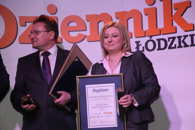 Agnieszka Jackowska-Durkacz i Cezary Kołota zostali menedżerami roku 2012 w konkursie organizowanym przez naszą redakcję i łódzką lożę BCC.