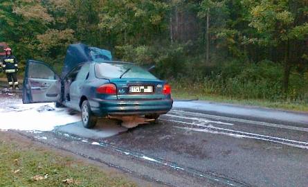Wypadek na drodze wojewódzkiej między Starachowicami a Tychowem