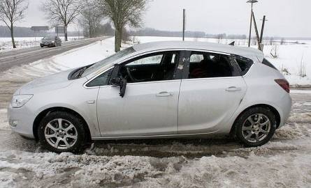 Opel nie został mocno uszkodzony
