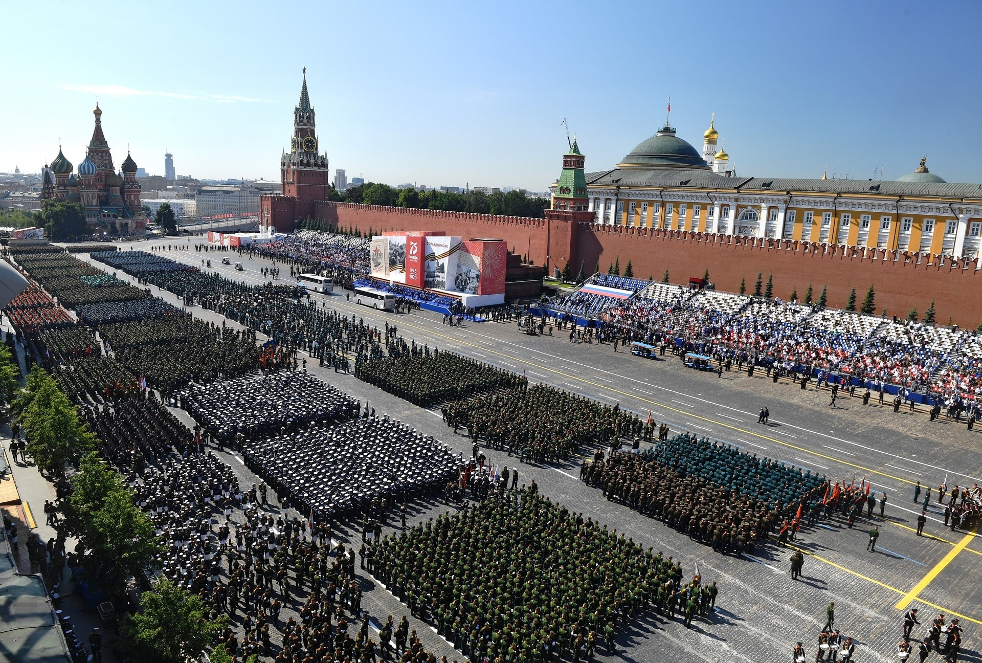 Rosja Parada zwycięstwa odbyła się w Moskwie i innych miastach kraju