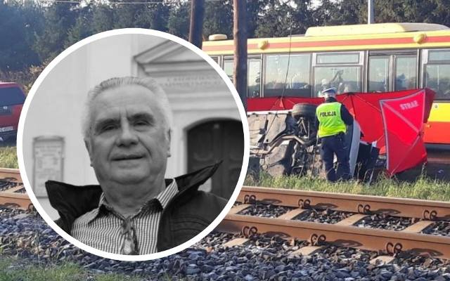 Janusz Dzięcioł zginął w wypadku samochodowym na przejeździe kolejowym pod Grudziądzem [zdjęcia - 7.12.2019] 