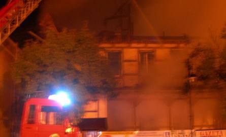 Spłonął dawny hotel Müllera (foto)