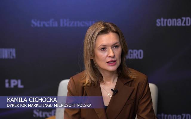 Polska Moc Biznesu. Kamila Cichocka, dyrektor marketingu w Microsoft Polska: Dzisiaj marka to zbiór wartości  | WIDEO