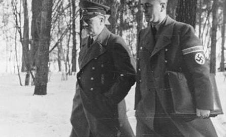 Hitler i Speer jako minister uzbrojenia i amunicji w 1942 roku.