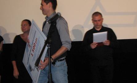 Kamil Struzik cieszył się z nagrody.