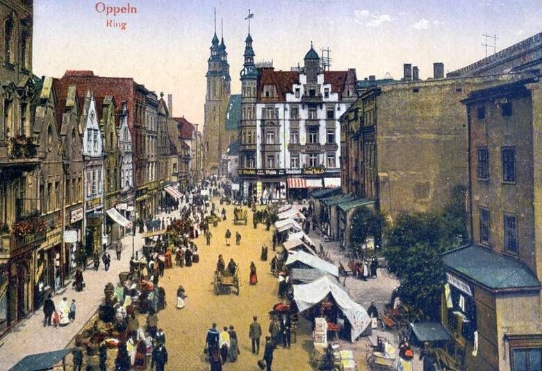 Pokolorowali pocztówki sprzed stu lat. Przedwojenne Opole wygląda jak plan filmowy