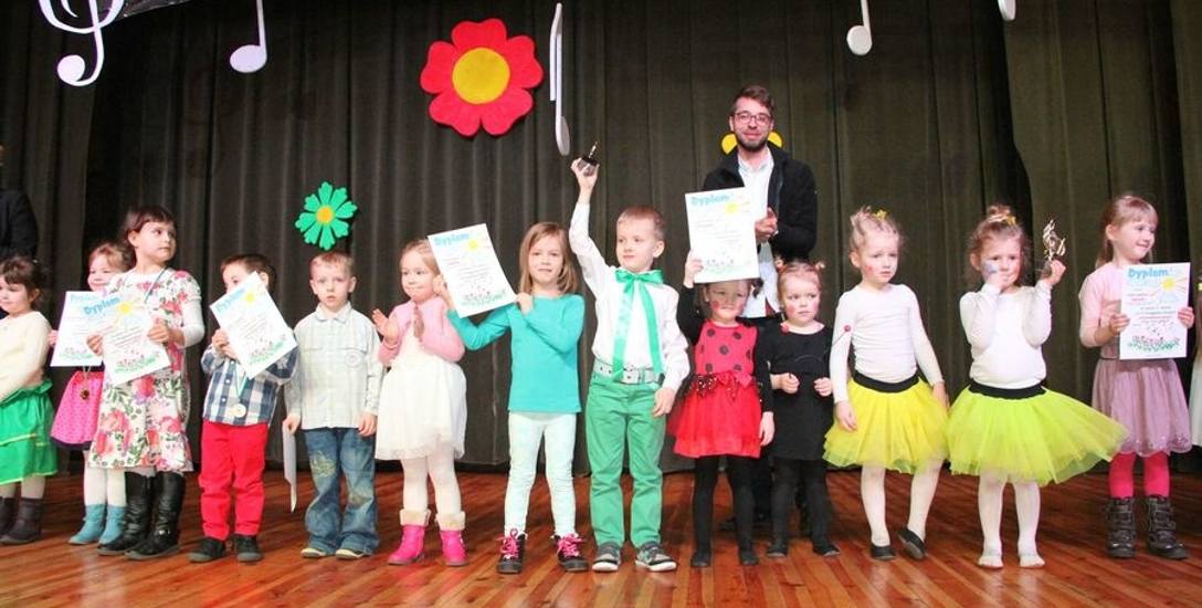 Tak z dobrych występów cieszyły się dzieci w najmłodszych kategoriach wiekowych, czyli przedszkolaki z gminy Brusy.