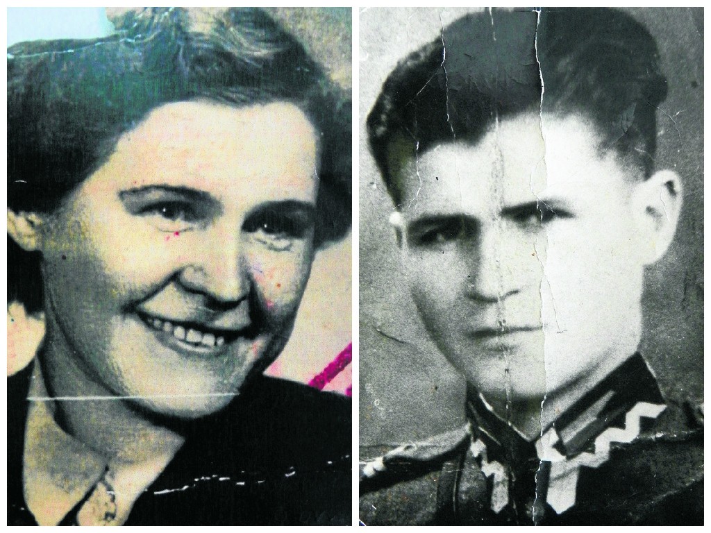 Apolonia Korczowska z domu Hałoń i jej starszy brat Tadeusz.