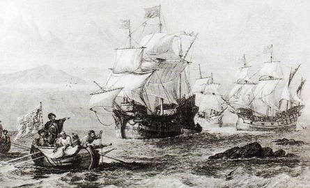 Za pieniądze otrzymane od króla, Magellan zakupił 5 statków: Trinidad (wyporność 110 ton, załoga 55 osób), San Antonio (wyporność 120 ton, załoga 60),