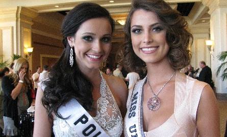 Maria Nowakowska – Miss Polonia 2009 i Stefania Fernandez z Wenezueli – Miss Universe 2009.