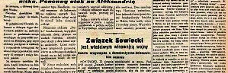„Ilustrowany Kurier Polski” i „Goniec Codzienny” to niemieckie gadzinówki polskojęzyczne z lat okupacji. „Trybuna Ludu” była oficjalnym organem PZPR